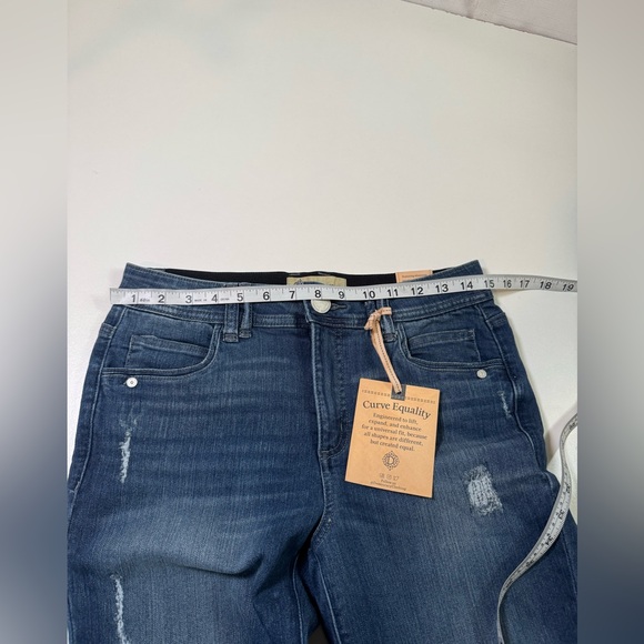 Democracy "Ab"solution High Rise Slim Straight Jeans - Size 6 - NWT - Picture 5 of 10